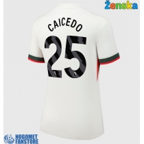 Chelsea Moises Caicedo #25 Gostujuci Dres za Ženska 2025-26 Kratak Rukav